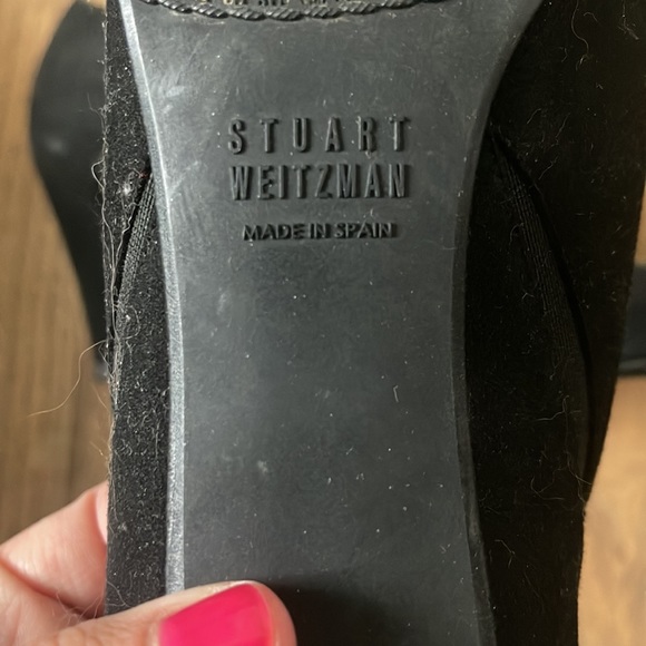 Stuart weitzman booties black size 8.5 - Picture 6 of 6